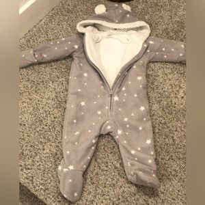 Warm baby jacket suit